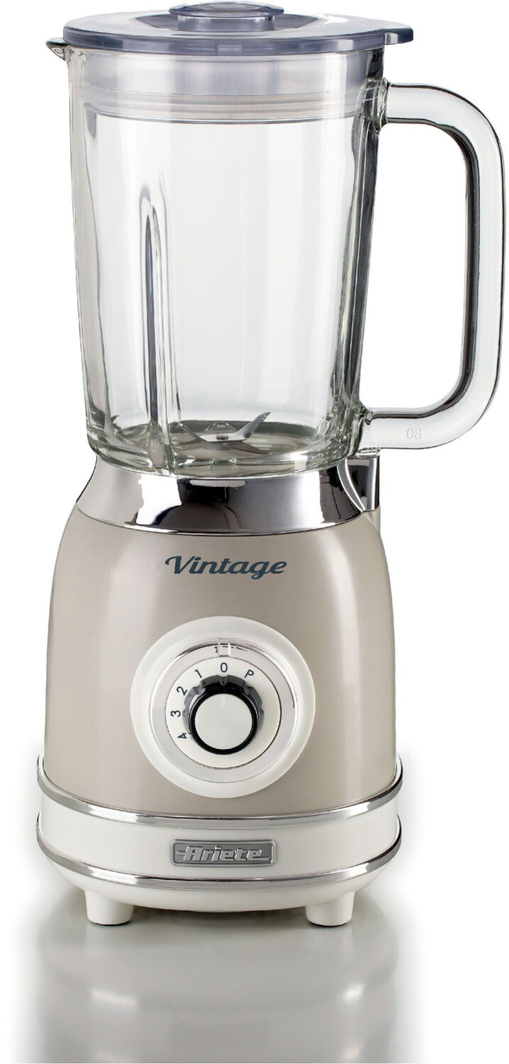مخلوط کن آریته ایتالیا مدل Ariete Vintage 583 | رنگ بژ | پارچ شیشه‌ ای مقاوم 1.5 لیتری با طراحی رترو